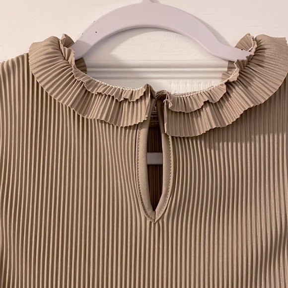 Zara - Pleated Top with Ruffles - Picture 8 of 8